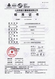 检测仪器报告证书：钢卷尺长度坚定报告