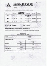 检测仪器报告证书：通用卡尺检定报告